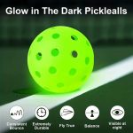 Grow in the dark pickleball balls